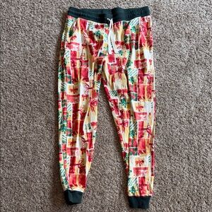 Burt’s Bees Baby women’s Christmas print joggers size large